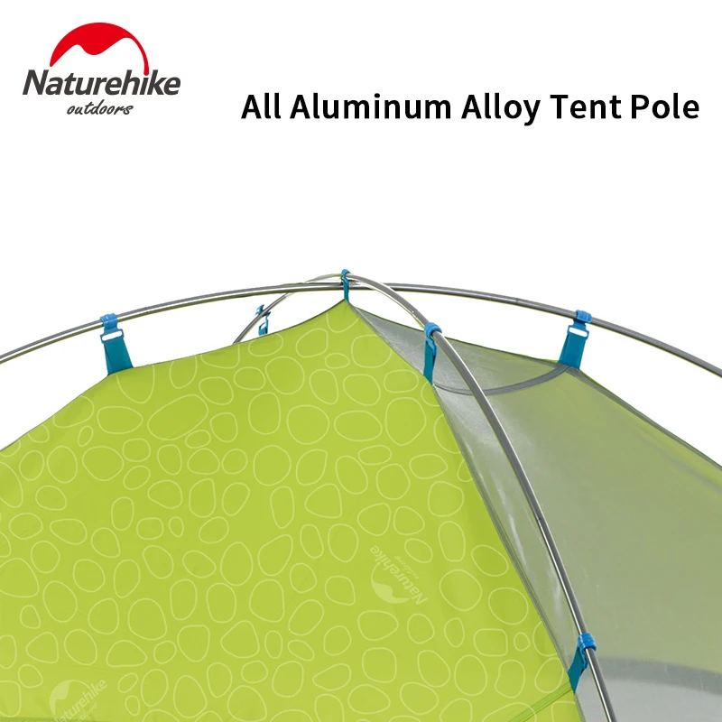 

Naturehike P Series Camping Tent Ultralight 2 3 4 Persons Outdoor UPF50+ Family Tent double layer wind rain proof Beach Tent