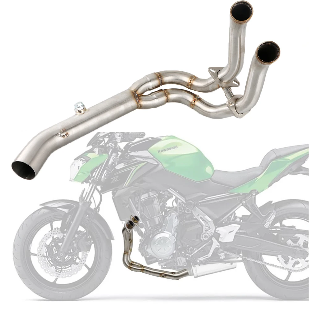 Слипоны для мотоцикла выхлопная труба модифицированная Kawasaki Z650 Ninja 650 2017 передняя