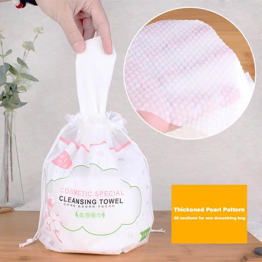 Одноразовые полотенца для лица хлопковая салфетка ванной снятия макияжа