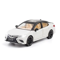 diecast toy vehicles 124 camry toy metal car models diecast car model simulation sound and light pullback toy car for gift