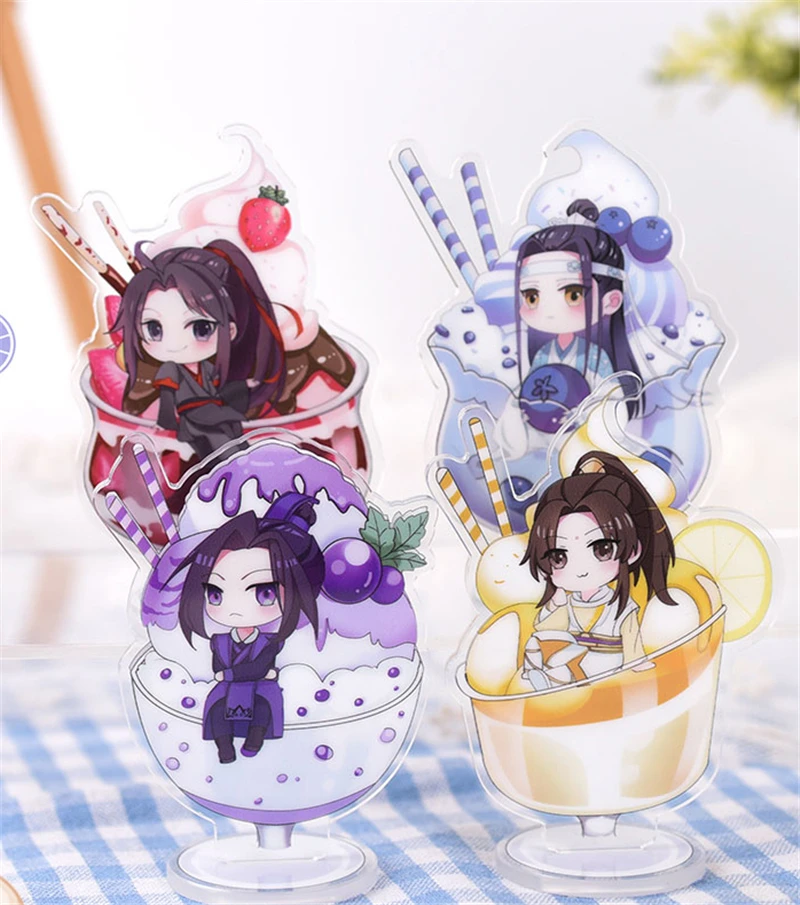 1 шт. Grandmaster of Demonic Cultivation Lan Wangji Wei Wuxian Косплей Опора фигурка на акриловой подставке