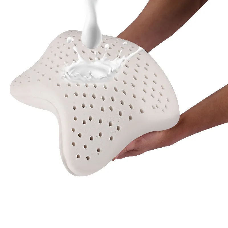 

Latex Headrest Car Headrest Latex Pillow Car Neck Pillow Back Pillow Travel Massage Pillow