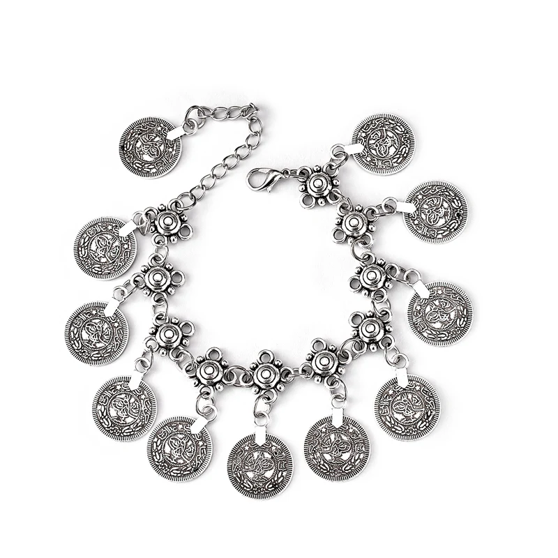 H:HYDE новинка лидер продаж Модные Винтажные браслеты ручной работы с монетами на