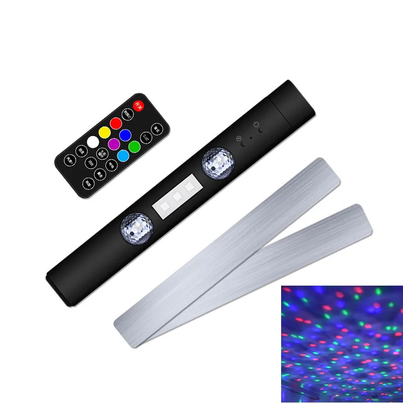 

Interior Car USB Charging Colorful LED Decorative Lights Disco Christmas Party Dance Atmosphere Lamp