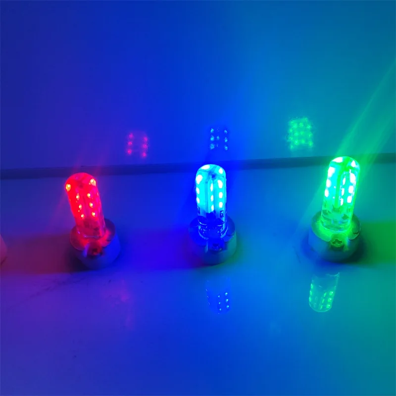 10 шт. G4 24 светильник 3014smd синий 1 5 Вт Зеленый 12 В постоянного тока Красный Кукуруза