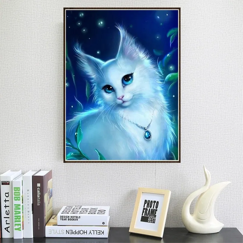 Новые алмазные картины сделай сам вышивка крестиком кошки тигры животные