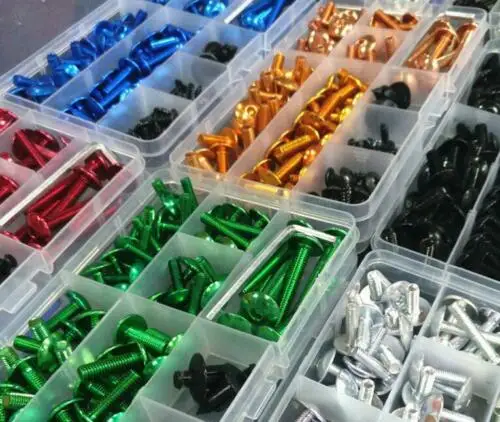 

200pcs Fairing Bolt Kit body screws Clips For Triumph Trophy Sprint Daytona 675