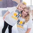 1 предмет, футболки в тон для мамы и дочки с надписью You Are My Sunshine My Only Sunshine, футболки в тон для всей семьи, одежда для мамы и сына, топы