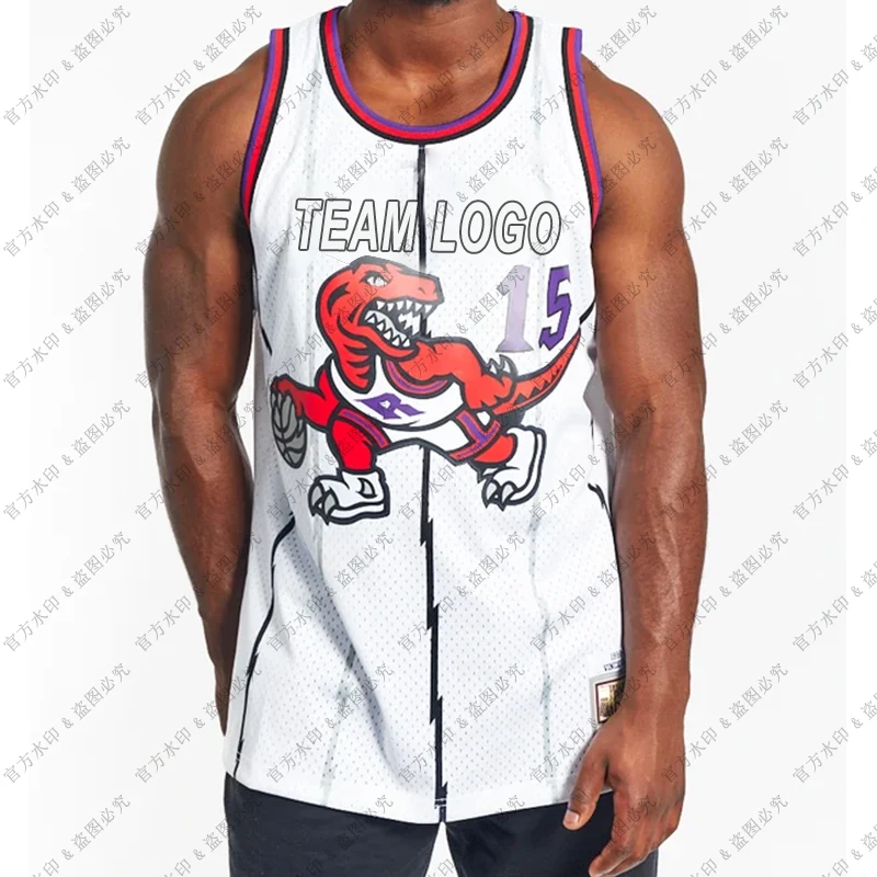 

Mens American Basketball Jerseys Clothes Vince Carter Toronto Raptors European Size Ball Pants T Shirts Cool Tops 2XLshorts