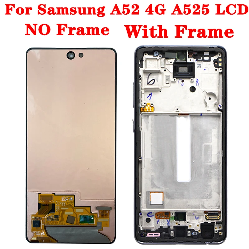 Оригинальный ЖК-дисплей 6 5 дюйма для Samsung Galaxy A52 4G A525 A525F сенсорный экран