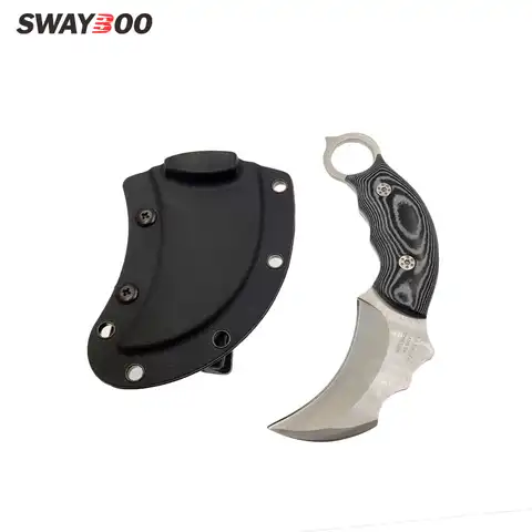 Swayboo нож с фиксированным лезвием Mikata & Ручка из смолы 420 стальной Скорпион походный тактический нож для выживания