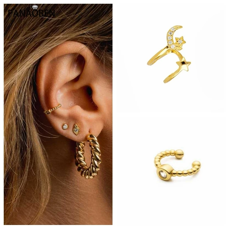 

1 шт., женские серьги-Клипсы из серебра 925 пробы