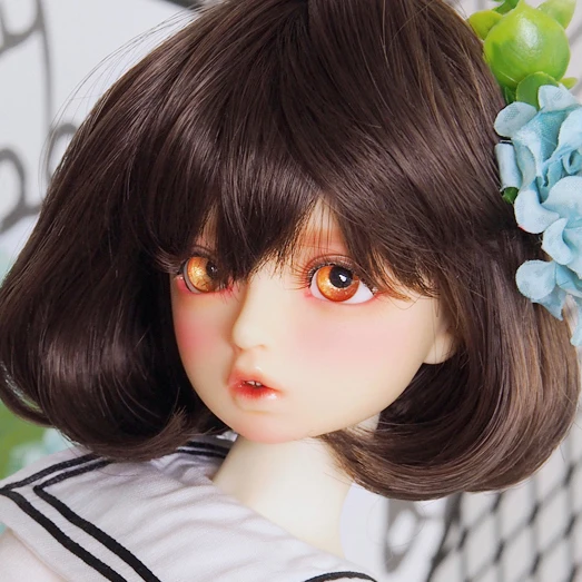 Полный комплект наивысшего качества 1/4 bjd кукла для девочек Mako модные короткие волосы SDM тело шарнир Манекен Модель Детская игрушка Лучшие подарки Смола