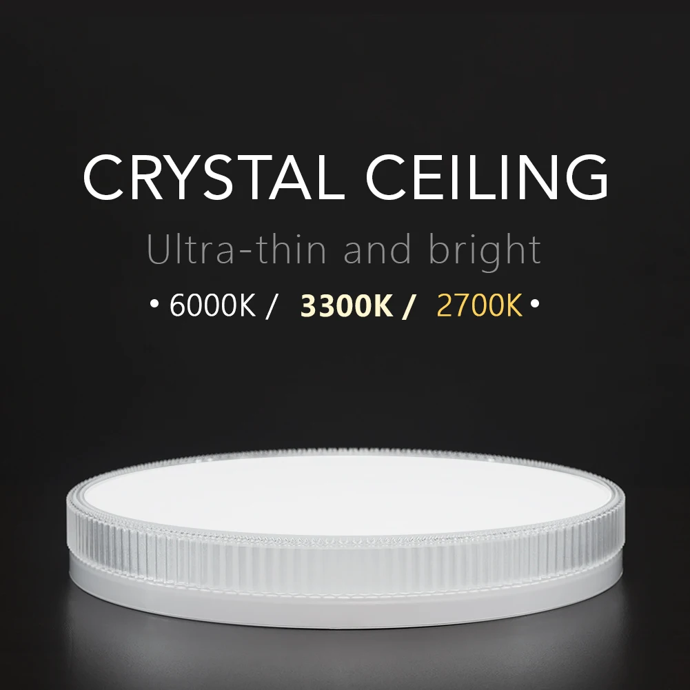 

Хрустальные потолочные светильники, круглые натуральные осветительные приборы, комнатное украшение, домашние светодиодные лампы для пото...