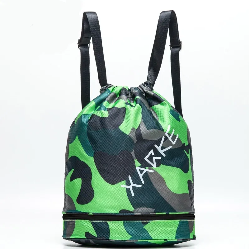

XARKE Waterproof Backpack Swimming Bag with Shoes Storage Gym Combo Dry Wet Bag Fitness Camping Pool Beach Men Women Kids