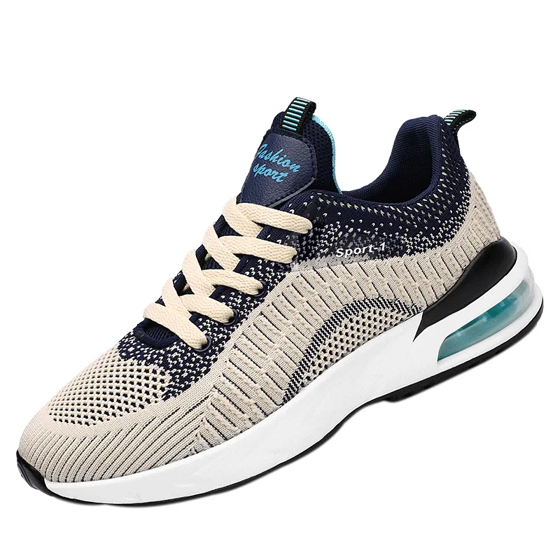 

Мужские кроссовки из сетчатой ткани, дышащие кроссовки для бега, для средней школы, повседневная спортивная обувь, новинка на осень 2020