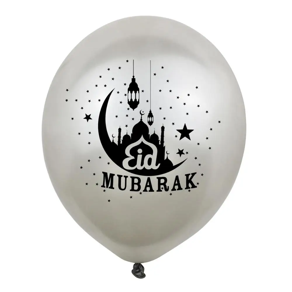 10 шт. Eid Mubarak воздушные шары RamadanDecorations мусульманский Iftar латексные гелий Air Ball