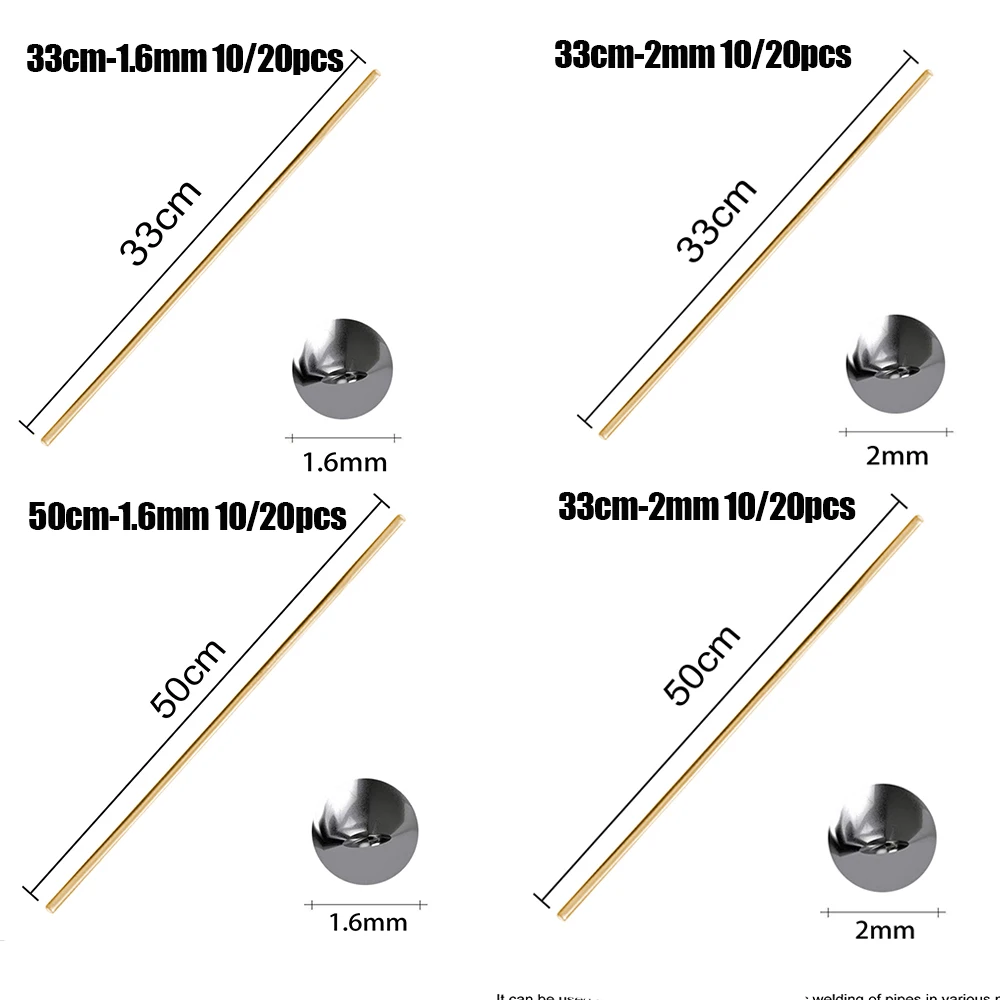 10 шт. 1 6/2 мм сварочный провод для труб низкотемпературная Сварка из углеродистой