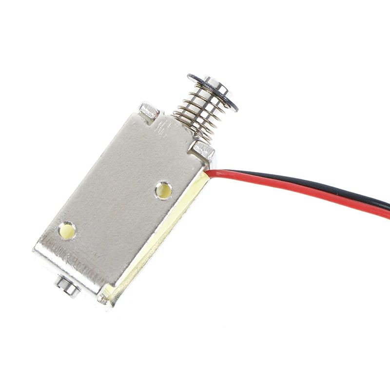 1 шт. 12В DC всасывающий микро Электромагнит пружинный толкатель Тип стержня