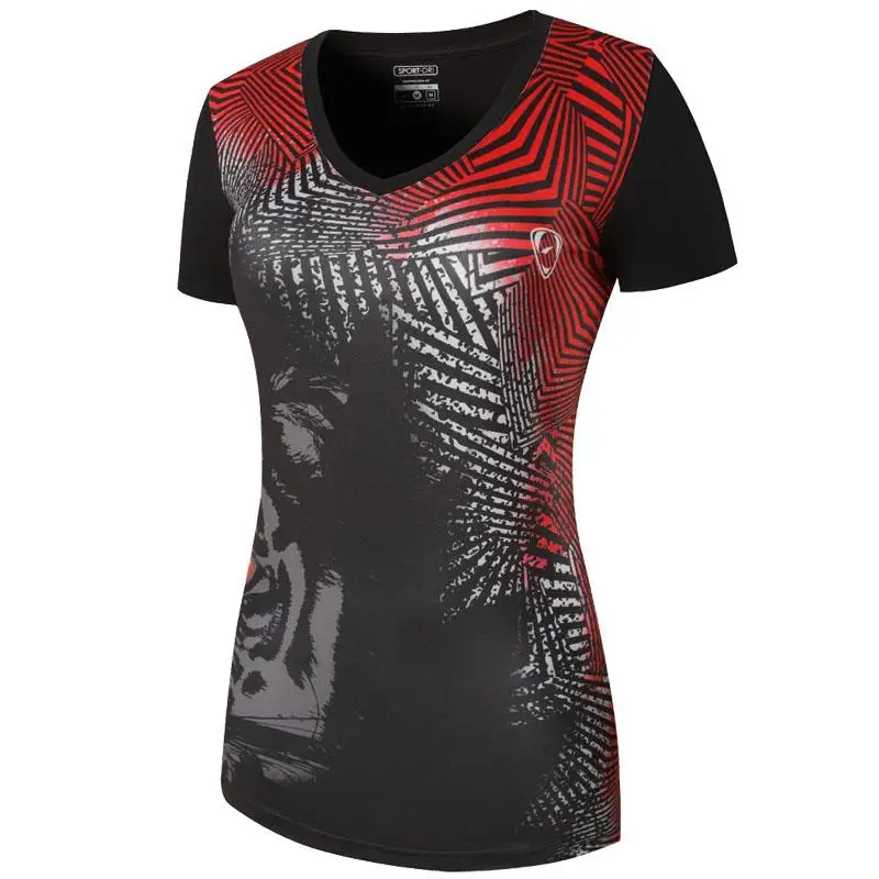 Jeansian Женская тонкая быстросохнущая дышащая футболка с коротким рукавом футболки