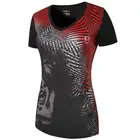 Jeansian Женская тонкая быстросохнущая дышащая футболка с коротким рукавом, футболка, футболки для бега, фитнеса, тренировки SWT261 Black2