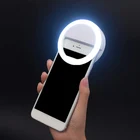 Светодиодная кольцевая лампа для селфи, мобильный телефон, 3-уровневая яркость, для макияжа, для мобильного телефона, USB-зарядка, светодиодная ламсветильник для селфи