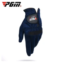 pgm 1pcs summer mens right left hand golf gloves sweat absorbent microfiber cloth soft breathable abrasion gloves