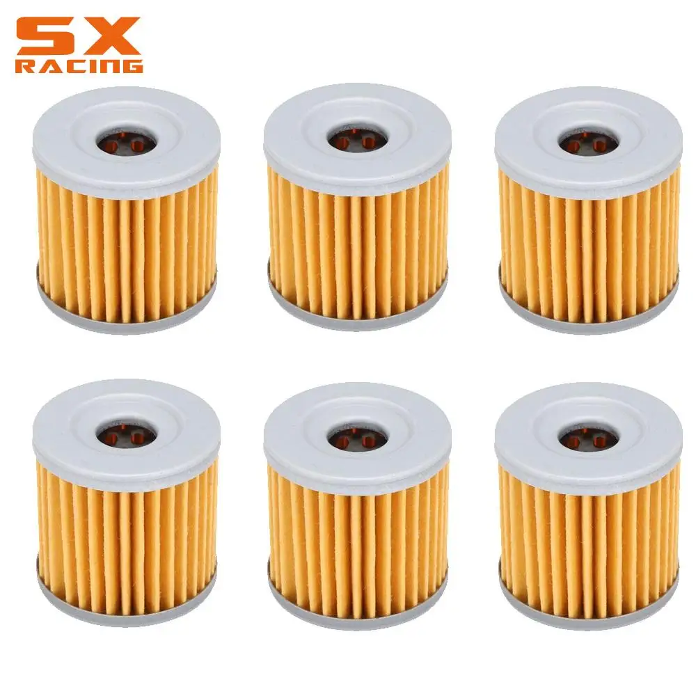 

2 4 6 Pcs Motorcycle Oil Filter For Suzuki DVX400 KFX400 KLX400R LTZ400 LTR450 Quadsport Quadracer DRZ400E DRZ400S DRZ400SM