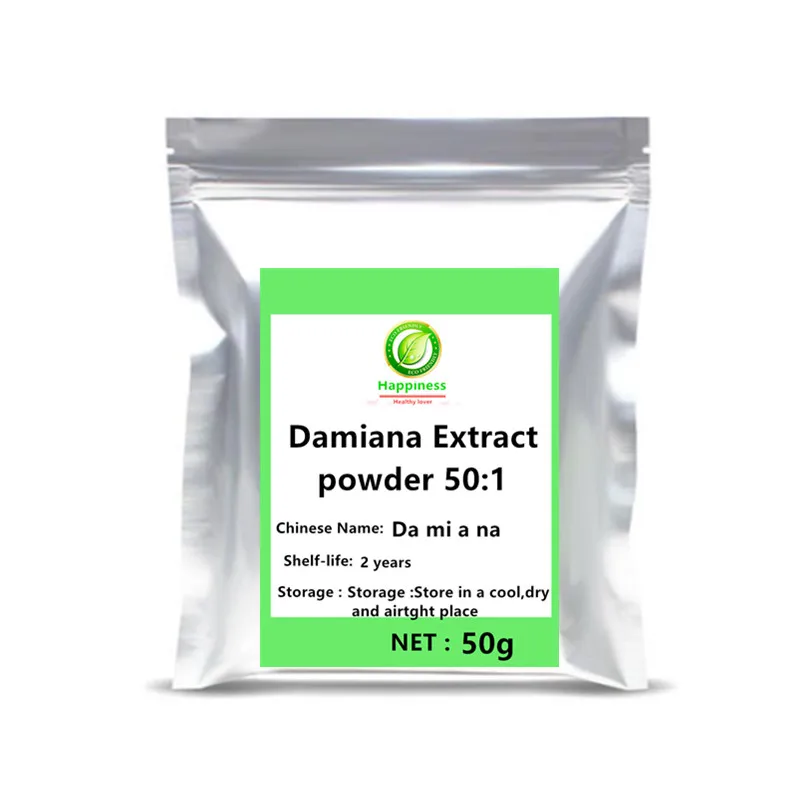 

Damiana Leaf Extract Turnera Aphrodisiaca Powder libido herb top No addition satisfy men Male Hormones Improve Sexual