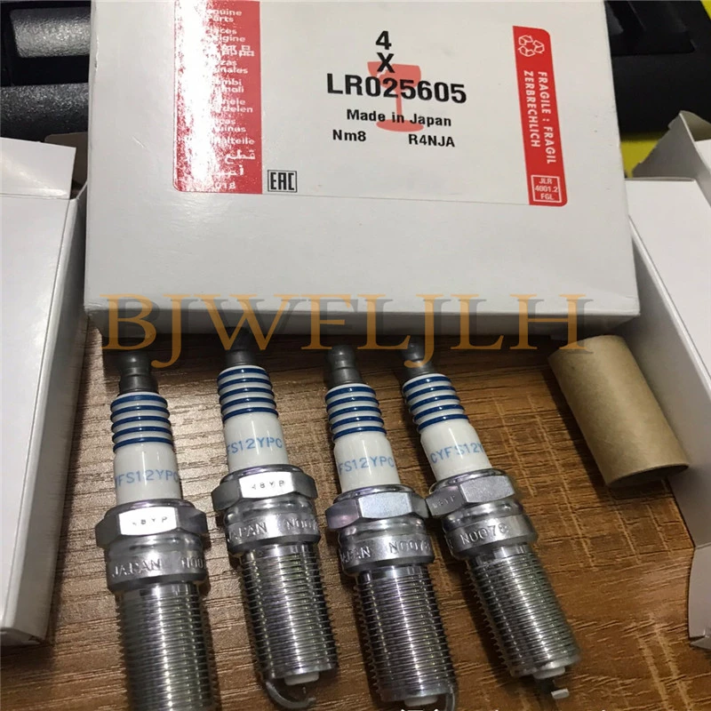 

4pcs/lot Iridium Spark Plug LR025605 ILTR6G8G CYFS12YPC For Land Rover Discovery Sport LR2 Range Rover Evoque 2.0