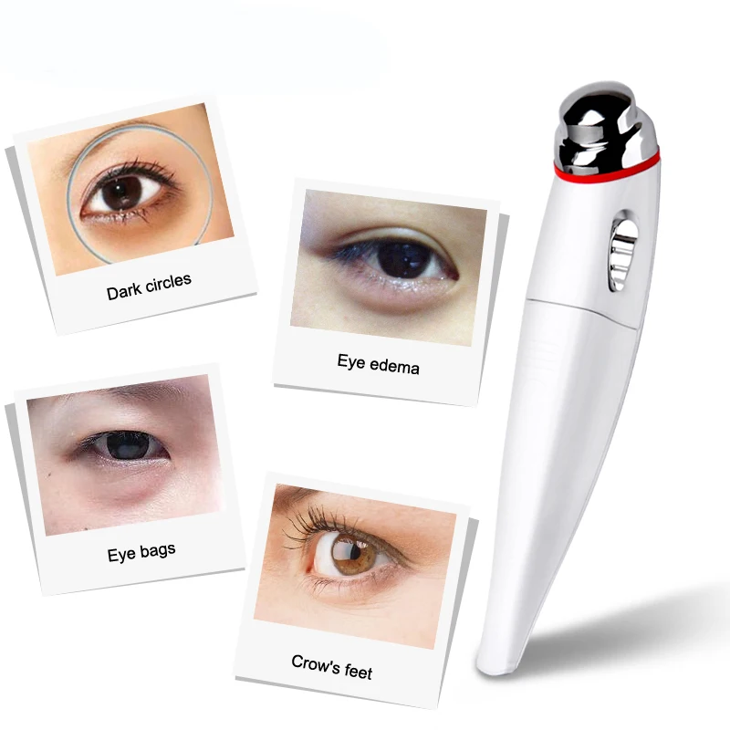 Mini Portable Electric Eye Massage Roller Dark Circles Removal Relief Fatigue Anti-Aging Massager Skin Care Beauty Tools | Красота и