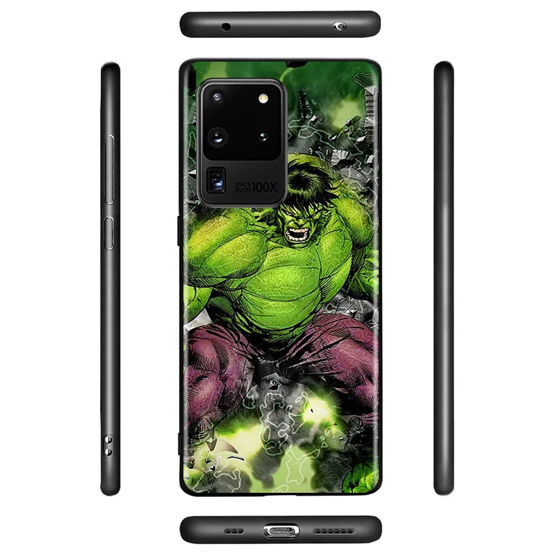

Marvel Avengers Super Hero Hulk For Samsung Galaxy A31 A51 A71 A91 A12 A32 A42 A52 A72 A02S Soft TPU Silicone Black Phone Case