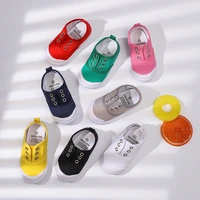spring childrens canvas shoes boys and girls casual shoes solid color non slip breathable baby kids canvas shoes