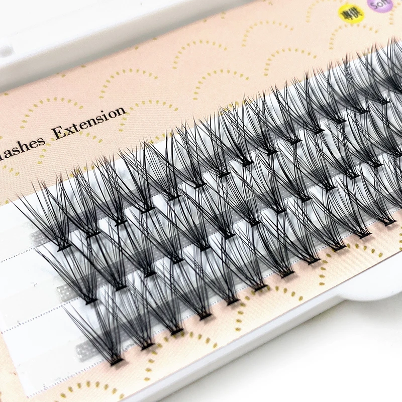 

60 Cluster 3D Mink Lashes Natural Eyelashes Dramatic False Eyelashes Faux Cils Makeup Wholesale Fake Eyelash Extension maquiagem