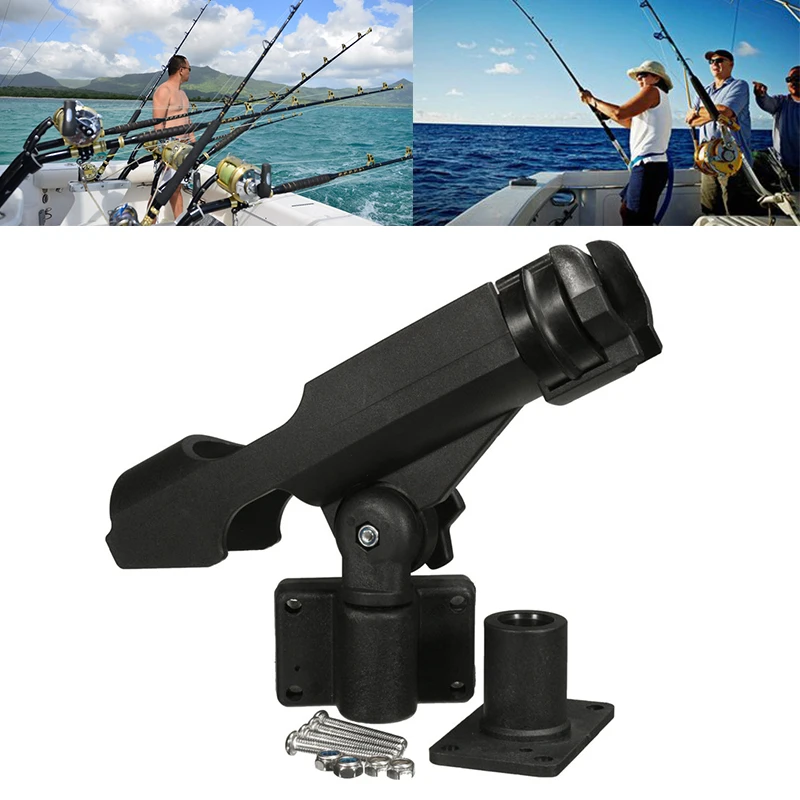 

Adjustable Removable 360 Degree Fishing Kayak Boat Rod Holder Support Tools Accessories Pole Bracket Rotatable Tackle