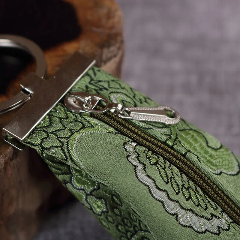 Vintage Keychain Coin Purse Key Case Handicraft Tourism Souvenir Gift China Wind Silk Brocade | Багаж и сумки