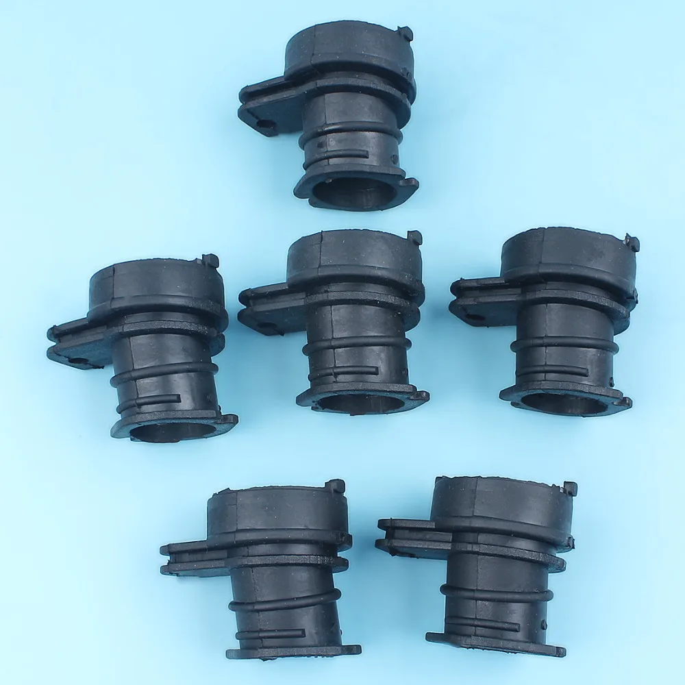 

6pcs/lot Intake Manifold(Round Type) Boot Kit For HUSQVARNA 362 365 371 372 372XP Chainsaw Replacement Spare Parts бензопила