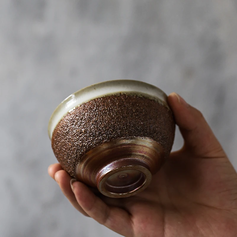 LUWU керамическая чашка ручной работы Дрова Китайский кунг фу 110 мл|Чашки и