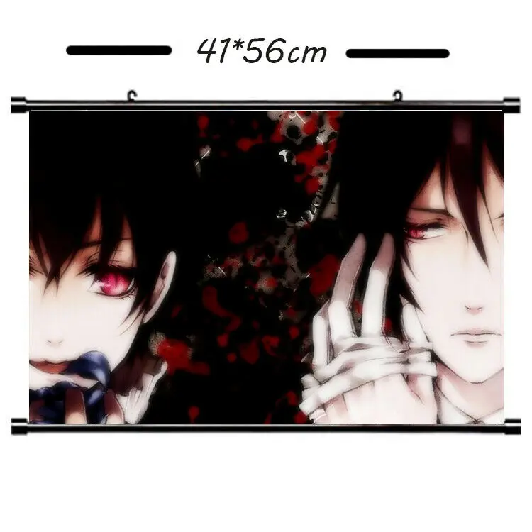 Плакат настенный для домашнего декора аниме Черный Батлер 41x56 см | Дом и сад