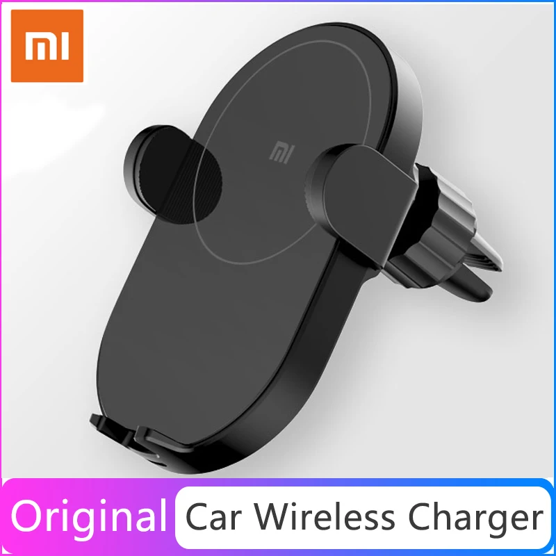 Беспроводное Автомобильное зарядное устройство Xiaomi Mi 20 Вт Max Qi интеллектуальный