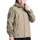 Мужская Уличная ветровка, ветровка, куртка с капюшоном, теплое спортивное пальто для весны и осени, тактическое армейское пальто в стиле милитари