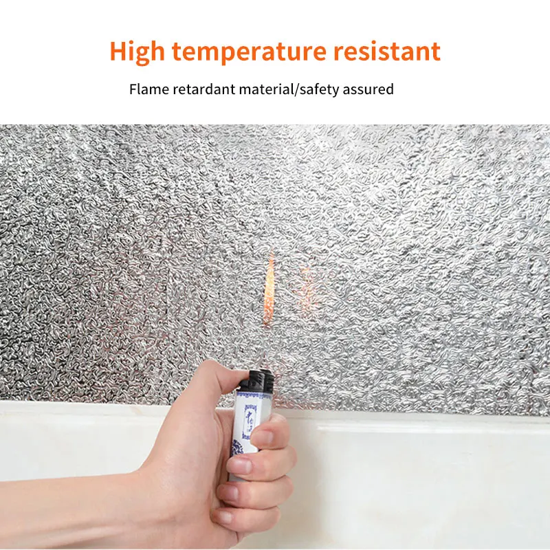 40x100 см Кухня маслонепроницаемый Водонепроницаемый наклейки алюминиевая фольга