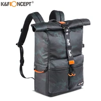 kf concept camera backpack waterproof photography bag for dslr camera lens 15 6 laptop bag with rain cover tripod hold
