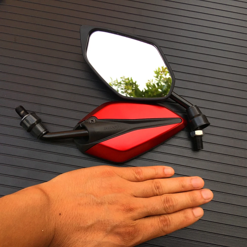 Боковые Красочные Универсальные мотоциклетные зеркала 10 мм для Kawasaki versys 650 z900rs z650