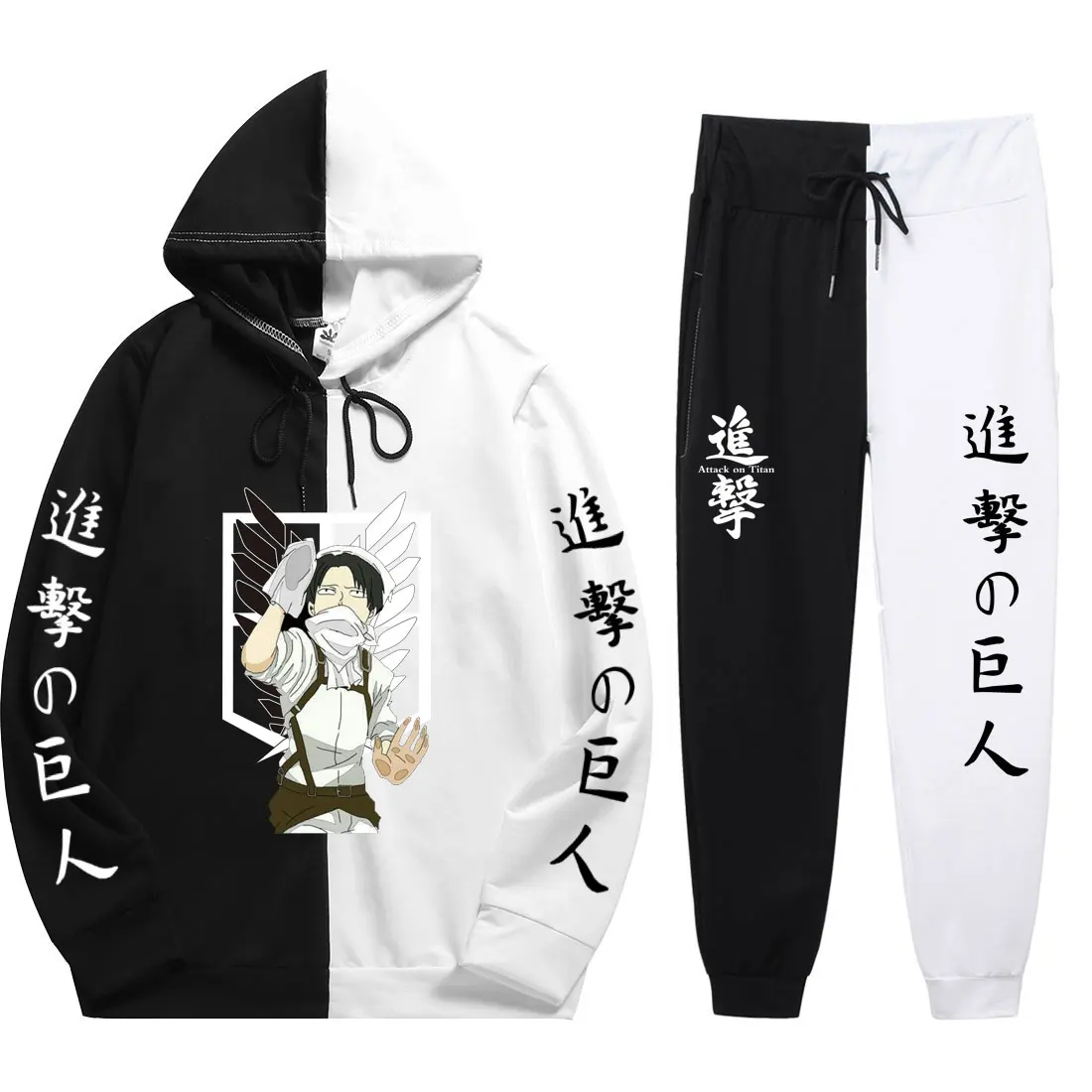 

Мужской спортивный костюм из двух предметов, толстовка с капюшоном и брюки