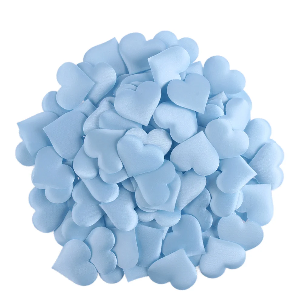 100 шт. любящее сердце стеганая ткань бросали лепестки роз с красивыми