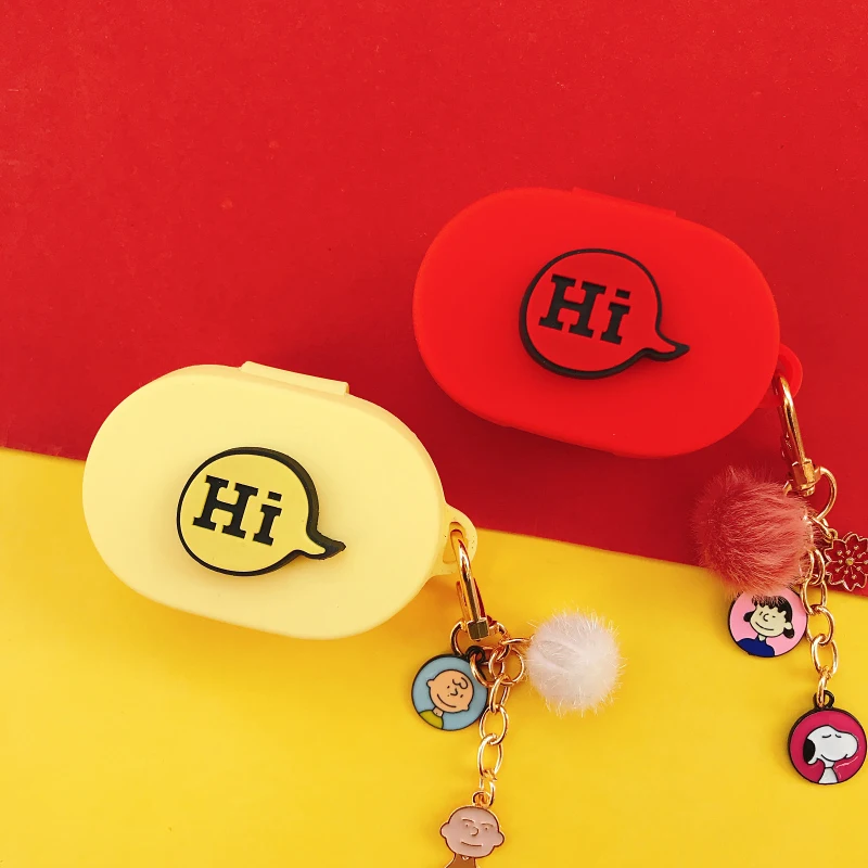 Новый милый чехол для наушников Redmi Airdots Kawaii силиконовый защитный беспроводные