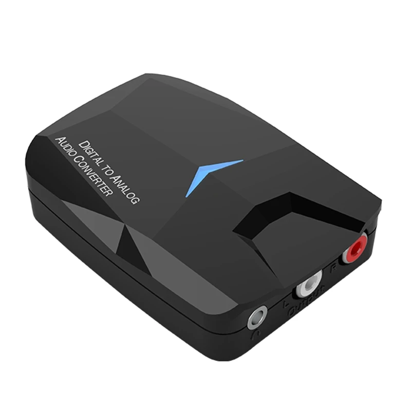 

Bluetooth-совместимый приемник передатчика V5.0 беспроводной адаптер 3,5 мм коаксиальный Оптический стерео BT Box