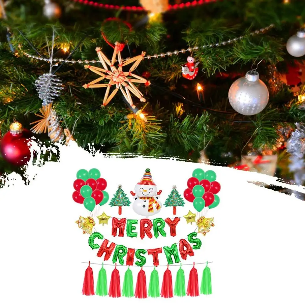 Набор воздушных шаров для рождественской вечеринки в гостиничном центре Санта