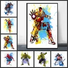 DIY 5D алмазная живопись Marvel Мстители бриллианты вышивка крестиком настенное Искусство Декор Спальни